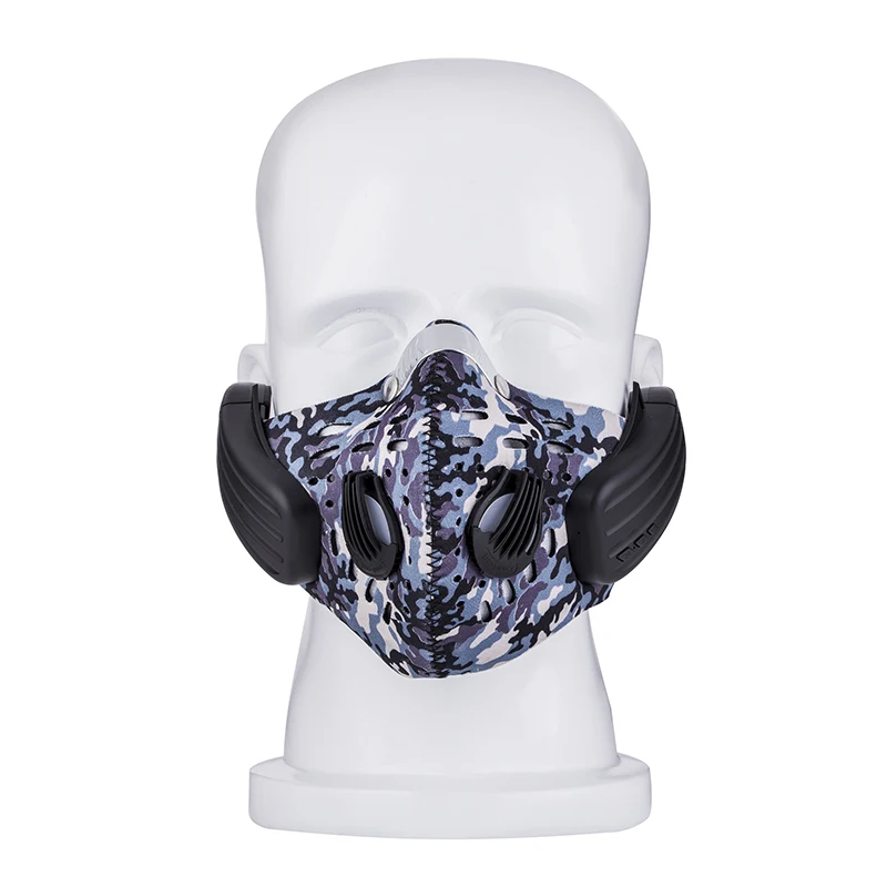 Wireless Rechargeable Smart BT4.0 Headphone Mask Haze Dust Resistant Music Bone Conduction Headphone Anti-pollution Sports Mask