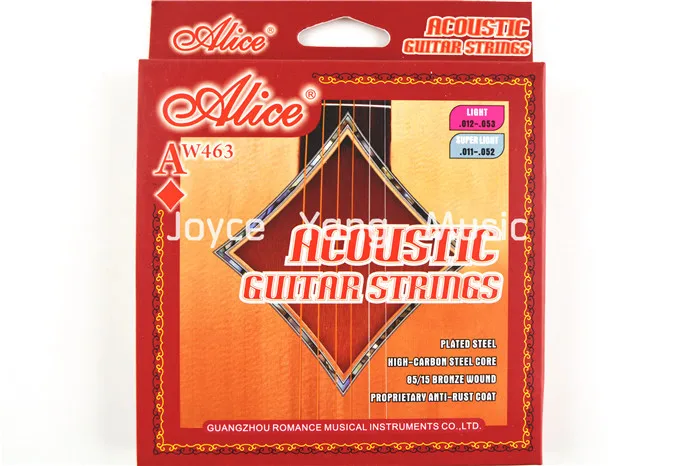 Alice AW463 Light Acoustic Guitar Strings Plated H...