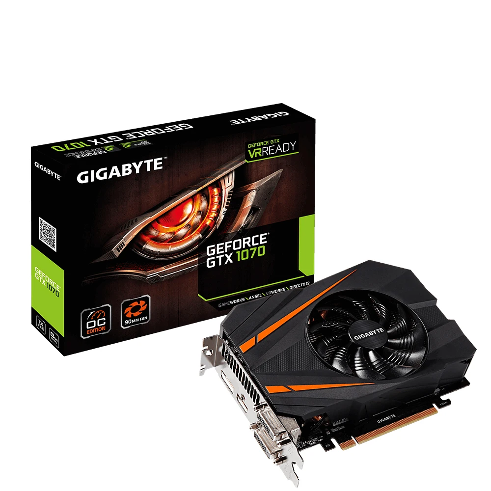 Видеокарты Bykski Full Cover GPU Waterblock Plus GIGABYTE AORUS GeForce GTX 1070 Mini ITX OC 8 г. П/П: GV-N1070IXOC-8GD |