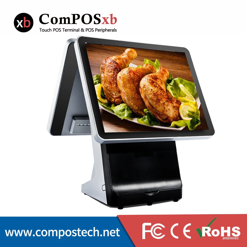 ComPOS Новый кассовый аппарат 15 дюймов многофункциональный TFT LCD EPOS система