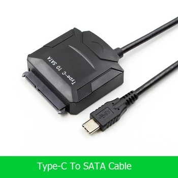 

New Type C USB 3.1 Male to SATA 22 Pin 1.8/2.5/3.5inch Hard disk drive SSD HDD Adapter Cable for Macbook & Laptop