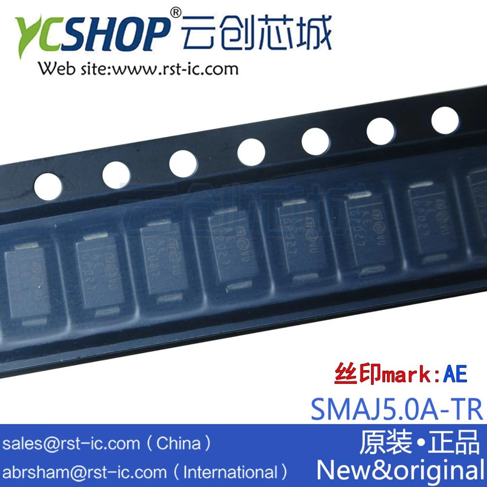 SMAJ5.0A TR SMAJ5.0A marking AE , SMA ESD Suppressors / TVS Diodes 400W