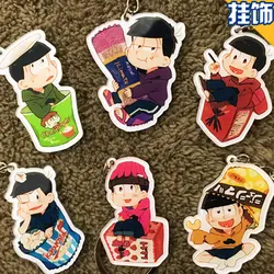 Аниме мультфильм японский сэр. Osomatsu Сан-шесть граней же Конья wa saikou телефон ремешок набор брелок