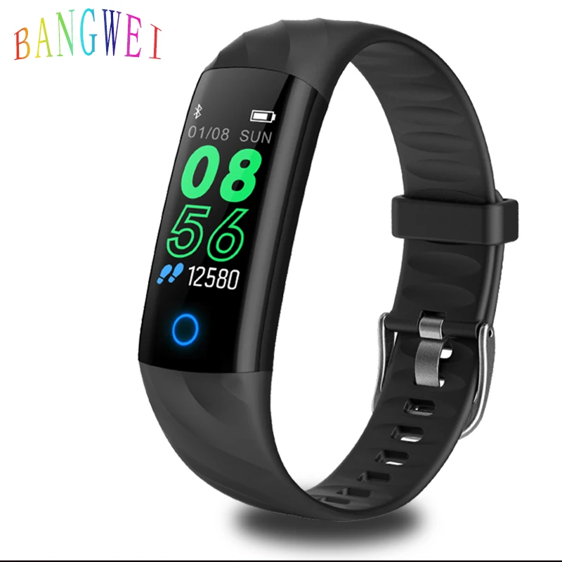 

BANGWEI Brand Luxury New Men Women Smart Touch Screen Fitness Bracelet message reminder Sleep Monitoring for IOS Android phone