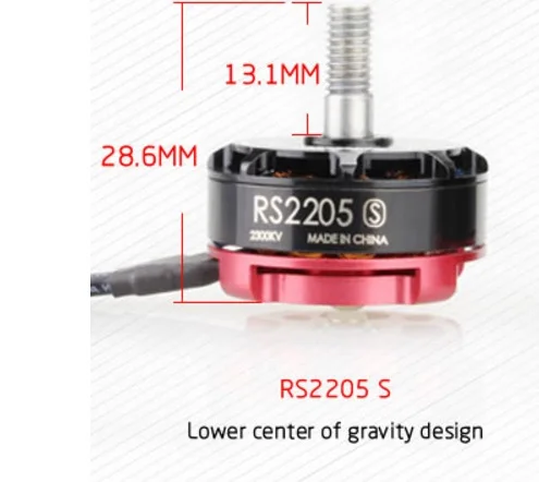 

Emax RS2205 S 2300KV 2600KV Cooling Brushless Motor Fit Quad FPV QAV250 Drone