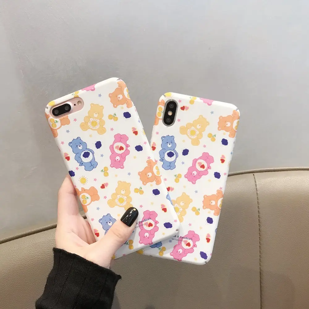 

Brand NEW HIgh Quality Bear cute Anti-scratch Matte Plastic Hard Case for iPhone 6plus Phone Cover Coque Fundas Shell Capas Hull