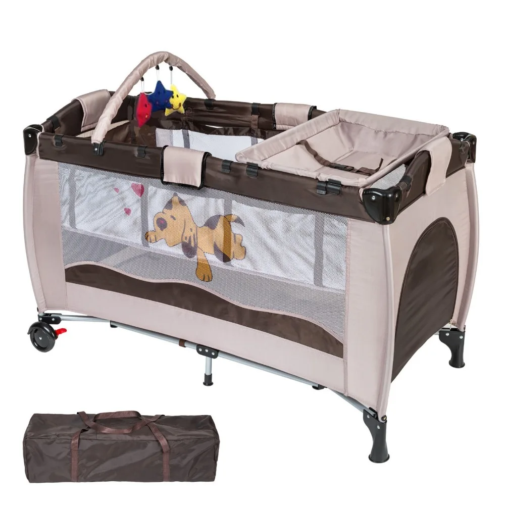 תינוק Crib Bedding Travel cot Child portable bed outdoor Multi