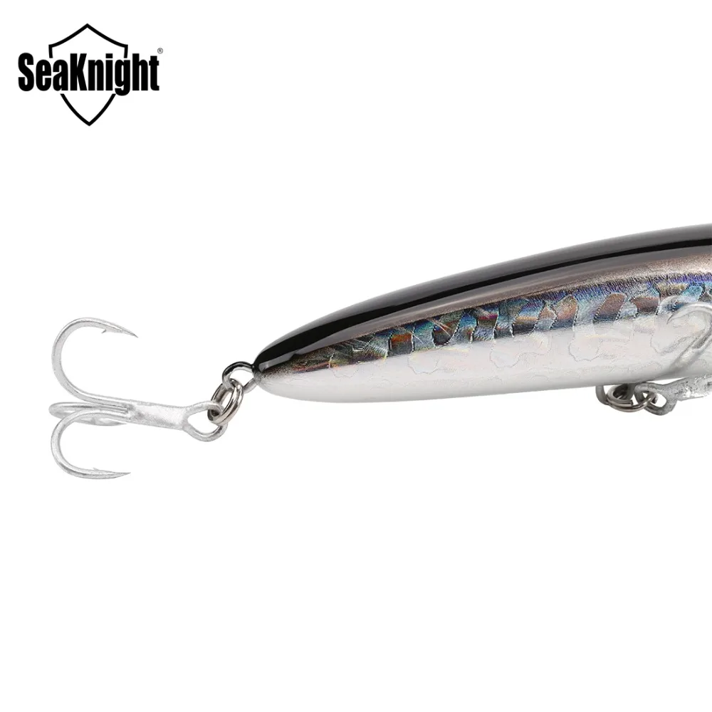 4 шт./лот SeaKnight SK008 Minnow приманки для ловли рыбы, 20 г 125 мм 0,3~ 0,9 M Искусственный Приманки жесткая приманка для рыбалки, набор для рыбалки со воблер с 3 крючка