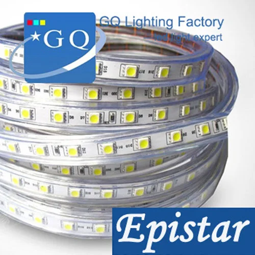 #Best 20meters warm white cold white 5050 LED strip 220V 240v high voltage