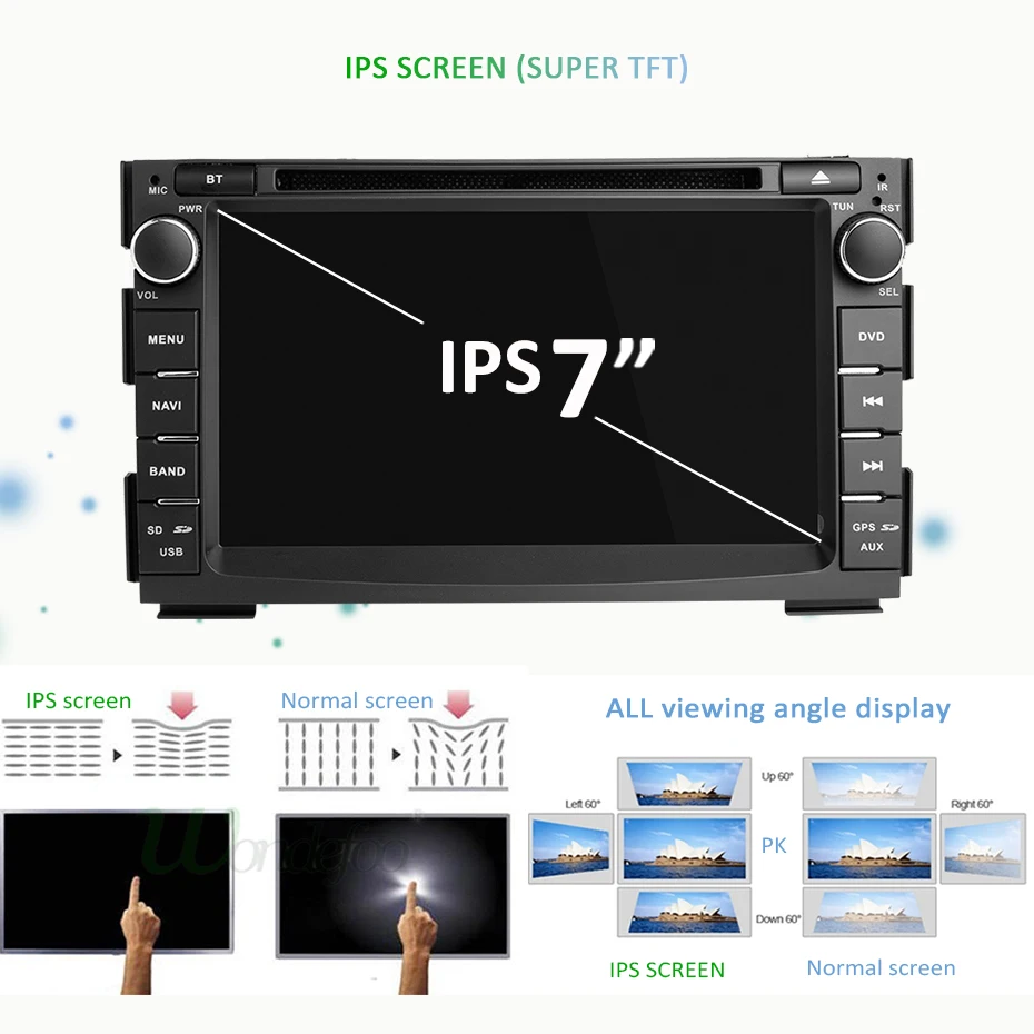 DSP ips 4G 64G Android 9,0 2 DIN Автомобильный dvd-плеер для KIA Ceed gps стерео мультимедийный экран навигация радио приемник головное устройство ПК