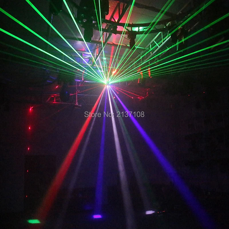 16*3 Вт RGBW светодиодный лазерный луч движущаяся головка Licht стробоскоп Pro DJ диско вечерние звуковые огни оборудование для создания сценических эффектов Luz DJ Ball
