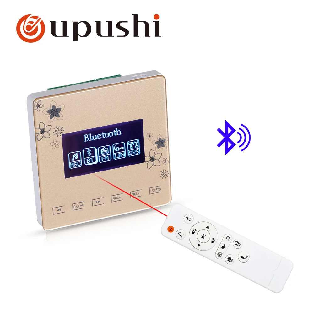 Oupushi A0 умный дом фоновый музыкальный контроллер Bluetooth, sd карта домашняя музыкальная система потолочный музыкальный плеер Усилитель