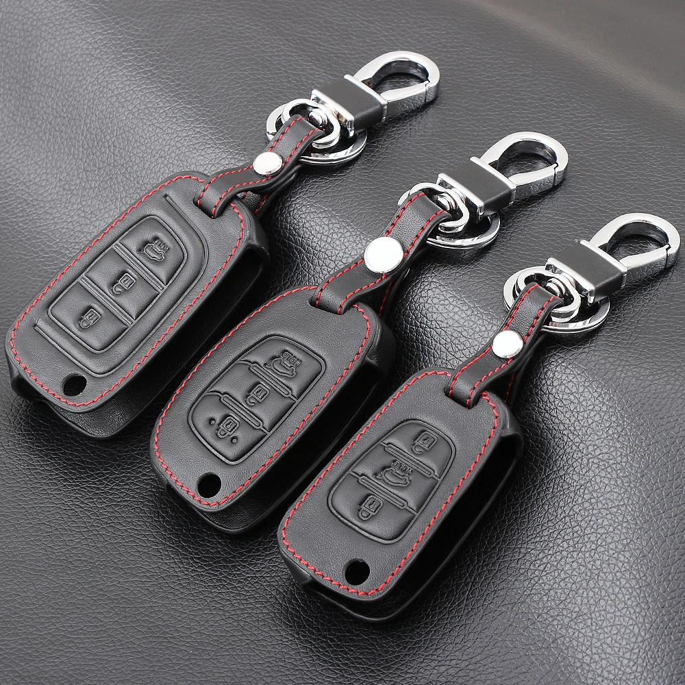 Remote Leather Key Case Cover For 