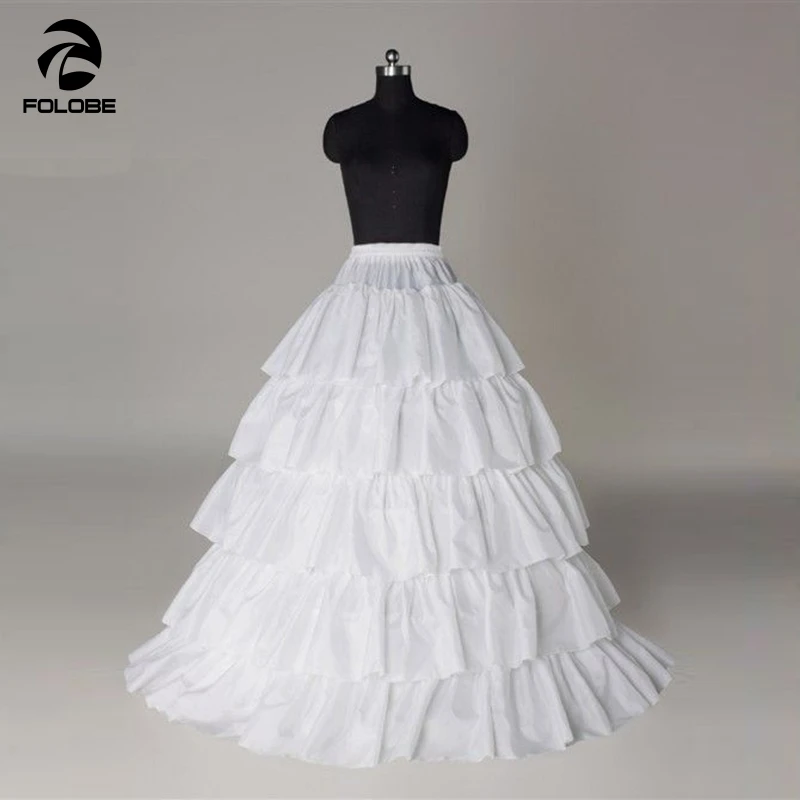Белые четыре Hoops плюс размер пышные многоуровневые Свадебные платья Petticoat/кринолин/Свадебный подъюбник аксессуары