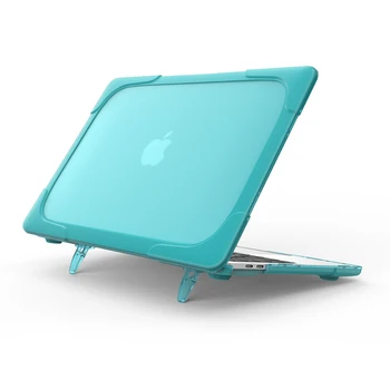 

Case For Apple MacBook Touch bar 13" A1706 A1708 A1989 A2159 Soft Silicone TPU + Hard PC Foldable Shockproof Stand Outer Cover