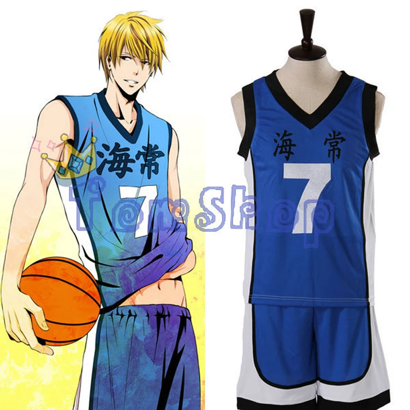 Аниме Баскетбол KUROKO'S Kuroko no Basuke косплей Kaijo школьная #7 кисэ Риза баскетбол Джерси