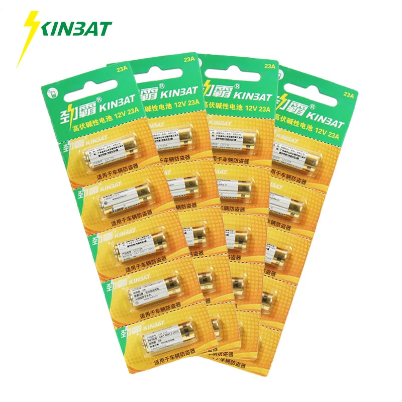 Купить kinbat 20 штук/4 карты 12 в 23А щелочных батарея а23 батареи ...