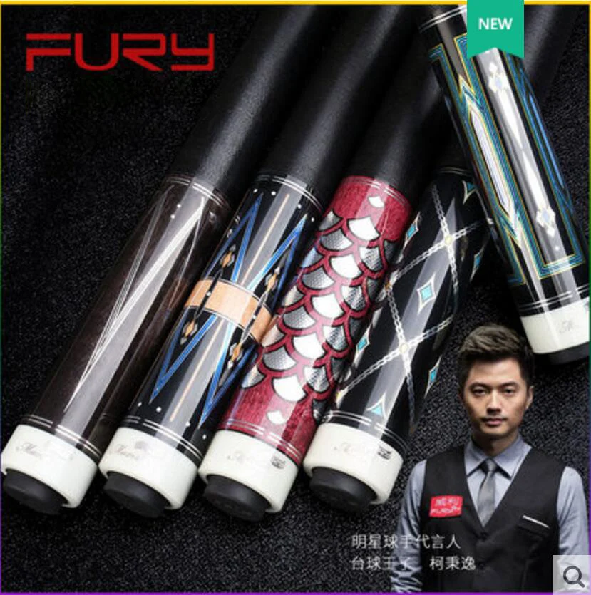 

New FURY GC Series Billiard Pool Cue Stick Kit 13mm Tip Maple with Pool Cue Case Set Offer Combination Professional Billar 2019