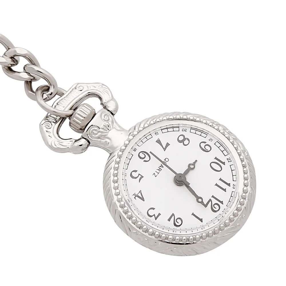 Подарки Доктор Кулон карманные кварцевые медсестры часы Fob Висячие медицинские карманные часы Relogio Часы из нержавеющей стали Reloj De Bolsillo