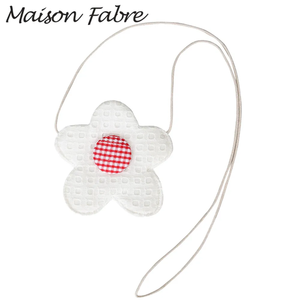 Maison Fabre Bag ladies Cotton crossbody bag Girls cute cartoon Flower shoulder bag strap children small bag girls handbags