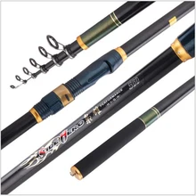 Супер жесткая 28 скала 99% карбоновая морская Удочка 2,1 М 2,4 М 2,7 М 3,0 М 3,6 м легкая портативная зимняя удилище