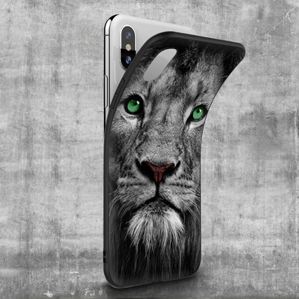 Чехол Lavaza с животными и львом для iPhone 12 mini 11 Pro XS Max XR X 8 7 6 6S Plus 5 5s se|Бамперы| |
