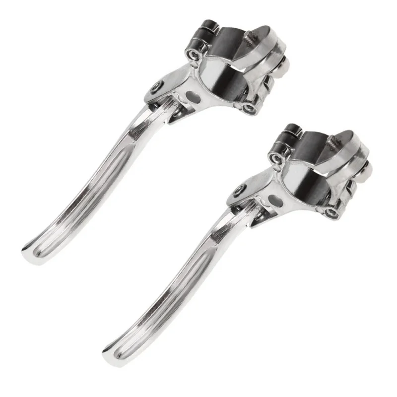 Best 1 Pair Bicycle MTB Mountain Bike Cycling Brake Levers Handle Brake Front amp; Rear Brake Levers Lightweight Aluminum Alloy