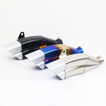 

New Arrival 51mm Universal Motorcycle Exhaust Muffler Pipe Steel SC GP Racing Project Exhaust