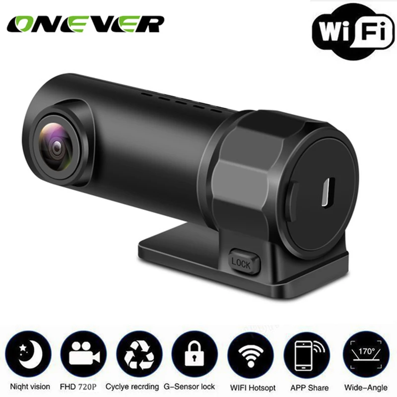 Мини-видеорегистратор Onever 720P HD со скрытым Wi-Fi | Автомобили и мотоциклы