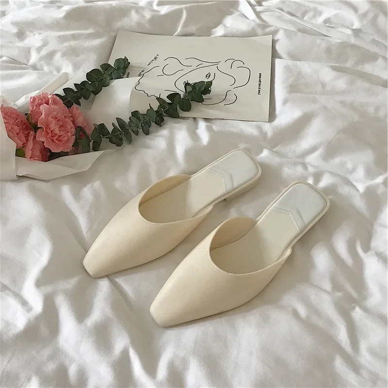 

2019 Spring Women Slippers Summer Sweet Flat Sandals Shoes Woman Beach Sneakers ladies Flats Slides Flip Flops zapatos de mujer