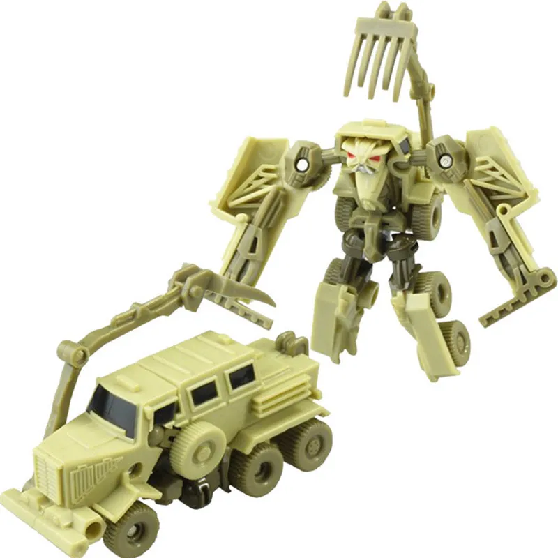 Transformation Mini Robot Car Toys For Children Action & Toy Figures Plastic Education Deformation Boys Gifts