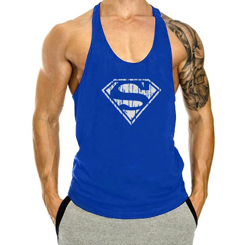 Бренд тренажерные залы Стрингер Singlets Мужская одежда мышцы Бодибилдинг без