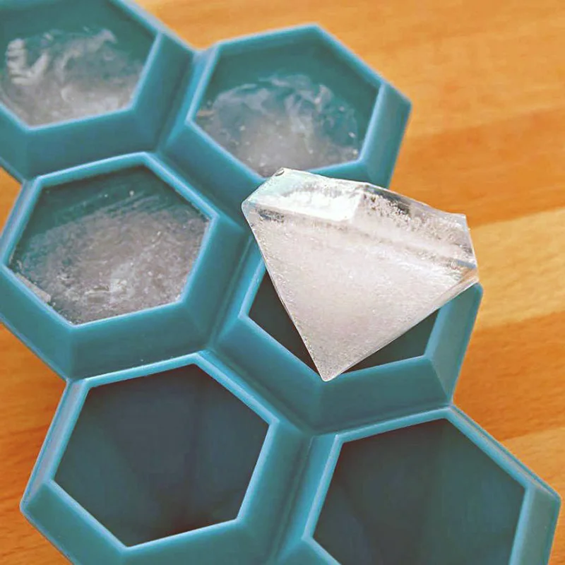 

HAKOONA Diamond Ice Cube Tray 6 carat ice cube tray
