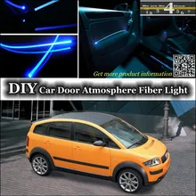 Для Audi A4 S4 RS4 интерьер окружающего света настройки атмосферу волокно оптическое Ленточные огни двери Панель освещения(не EL свет) Установите