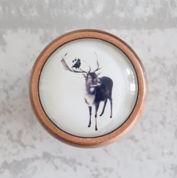

Elk with Bird Knobs Drawer Dresser Knobs Handmade Cupboard Pulls Knob Chic Kitchen Cabinet Knobs Furniture Hardware