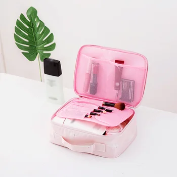 

New Zipper Man Women Makeup bag nylon Cosmetic bag beauty Case Make Up Organizer Toiletry bag kits Storage Travel Wash pouch