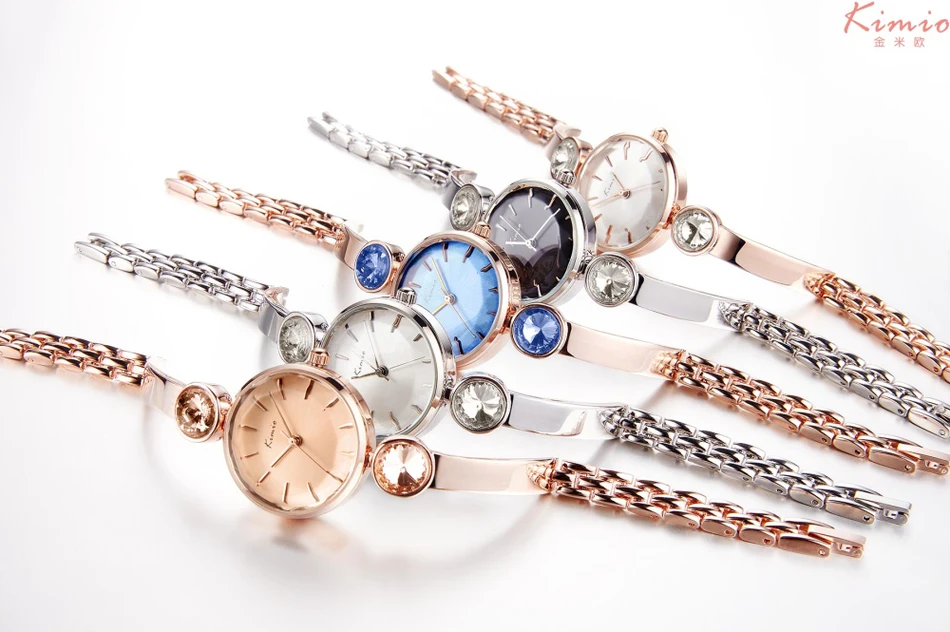 KIMIO Casual Gemini Rhinestones Crystal Ladies Watches Top Brand Luxury Rose Gold Bracelet Bracelets Bangles Quartz Watch Women KIMIO Casual Gemini Rhinestones Crystal Ladies Watches Top Brand Luxury Rose Gold Bracelet Bracelets Bangles Quartz Watch Women