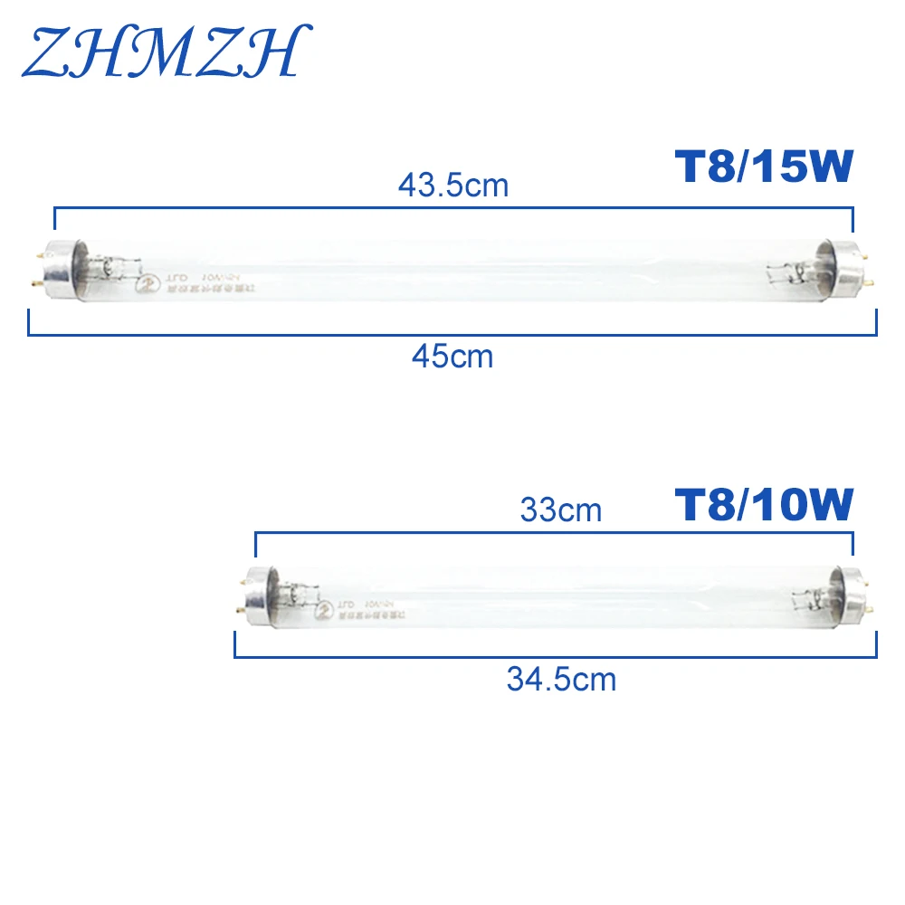 T8 ультрафиолетовые лампы 220 В, домашняя бактерицидная лампа 10 Вт 15 Вт, домашняя дезинфекция, УФ лампа TUV, кварцевый стерилизационный светильник, озон