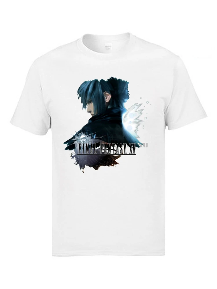 Japanese RPG Table Game T Shirts Final Fantasy 7 Fashion Cool Tshirts For Student 90s Funny Design Anime Gamer T-Shirts Boy | Мужская