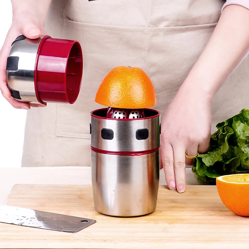 Stainless Steel Mini Juicer Cup Household Mini Orange Lemon Fruit