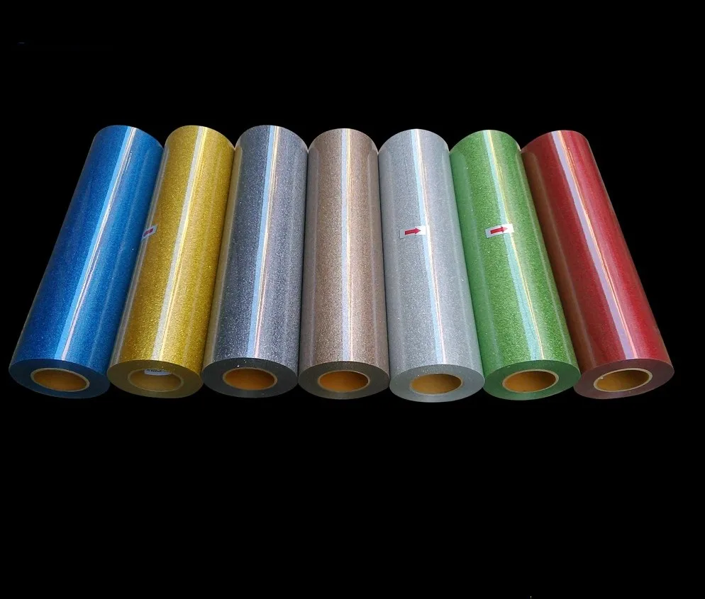 

High Quality Iron On 50x100cm Glitter Heat Transfer Vinyl T-shirt Printing Cutter Cutting Plotter Heat Press Iron ON Print