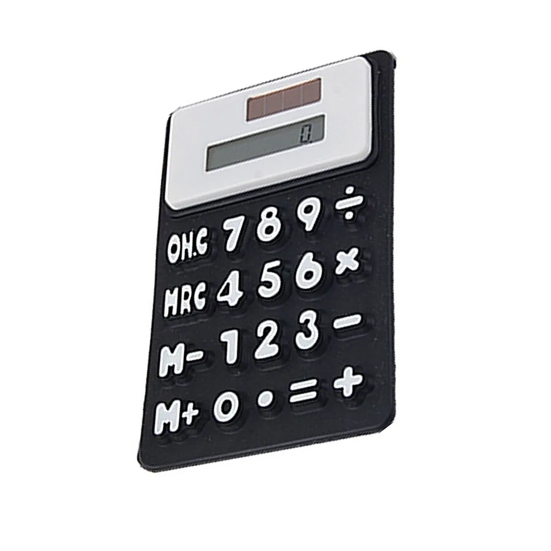 Силиконовые магнитные наклейки на холодильник 8 цифр калькулятор, черный