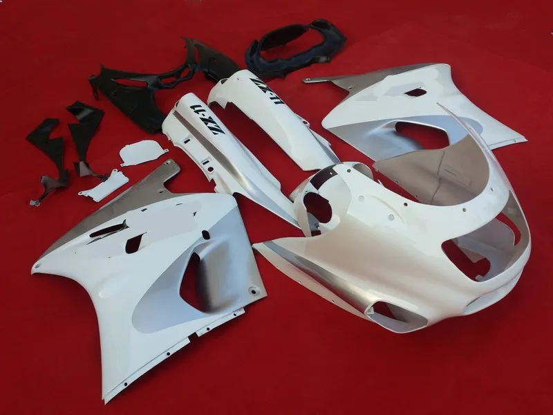 

Custom white Fairing kit for KAWASAKI Ninja ZZR1100 93 99 01 02 03 ZZR1100 ZX11 1993 2001 2003 ABS Fairings set+gifts KB06