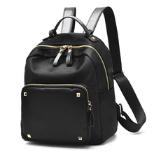 2017 г. женские Back Pack сумка Япония Корея Подростковая школьные Путешествия Bagpack из искусственной кожи для девочек небольшой рюкзак черный фиолетовый цвет
