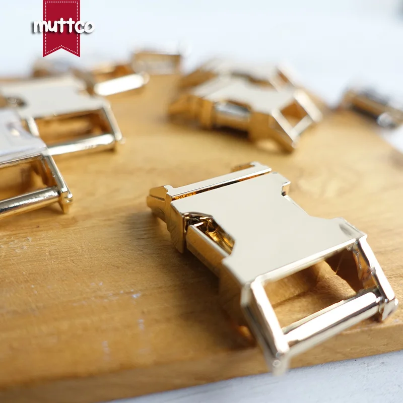 100 шт./лот DIY собачий ошейник безопасности Быстрый маркетинг релиз пряжки Золотой