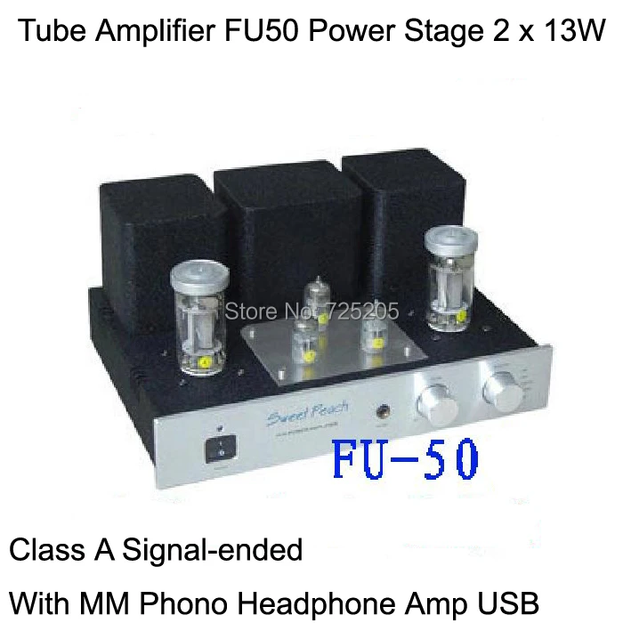 Ламповый усилитель FU50 Power Stage 2x13 Вт триодное подключение класс A контурный сигнал