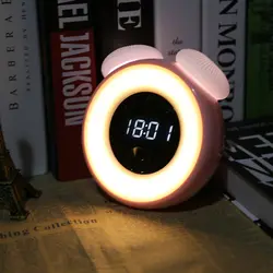 Lightme Универсальный умный сенсор в форме гриба светодио дный светодиодный ночник ночники с цифровой будильник Новый домашний декор