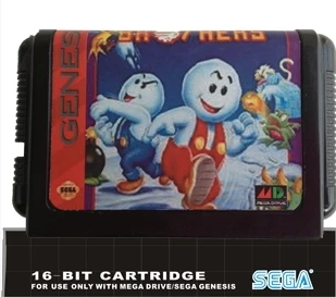 

Snow Bros - Nick & Tom - 16 bit MD Games Cartridge For MegaDrive Genesis console