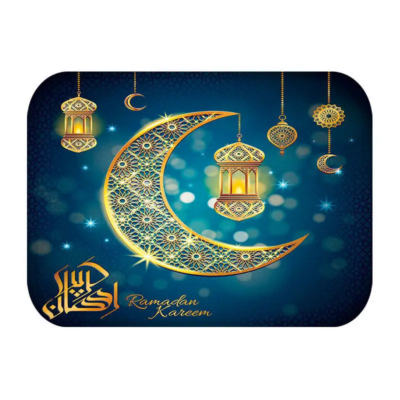 Украшения на Рамадан Eid Mubarak Moon Mosque коврик для ванной комнаты кухонный ковер коврики противоскользящие резиновые напольные коврики для гостиной 48241 - Цвет: 2DD-48241-039