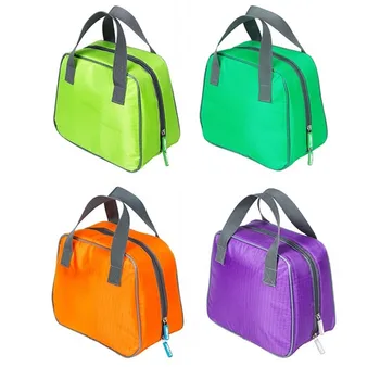 

Yesello Double zipper Lunch Bags Insulated Solid Thermal Lunchbox Food Picnic Bag Travel Tote Handbags for Men Women